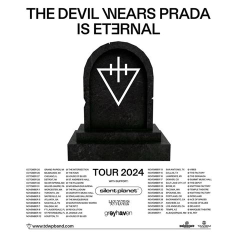 whitechapel the devil wears prada tour|tdwp prada tour.